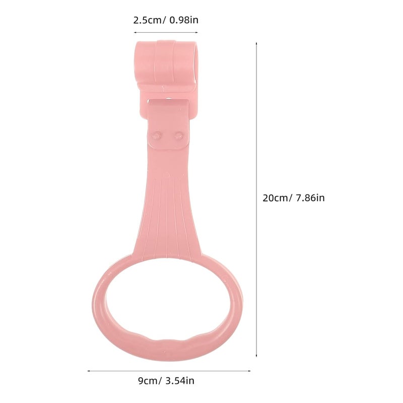 JECOMPRIS 6 PCS Baby Pull Up Rings: Toddler Walking Exercise Stand Up Rings for Infant Kids - Playpen Crib Walking Training Tools Baby Accessories(Gentle Color) - Image 2